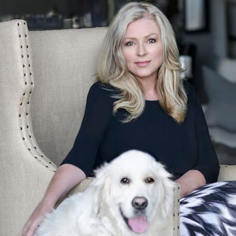 Debra Newell and her dog